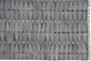 Feizy Beckett 0814F Gray Area Rug Corner Image with Rug Pad