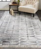 Feizy Beckett 0814F Gray Area Rug Lifestyle Image