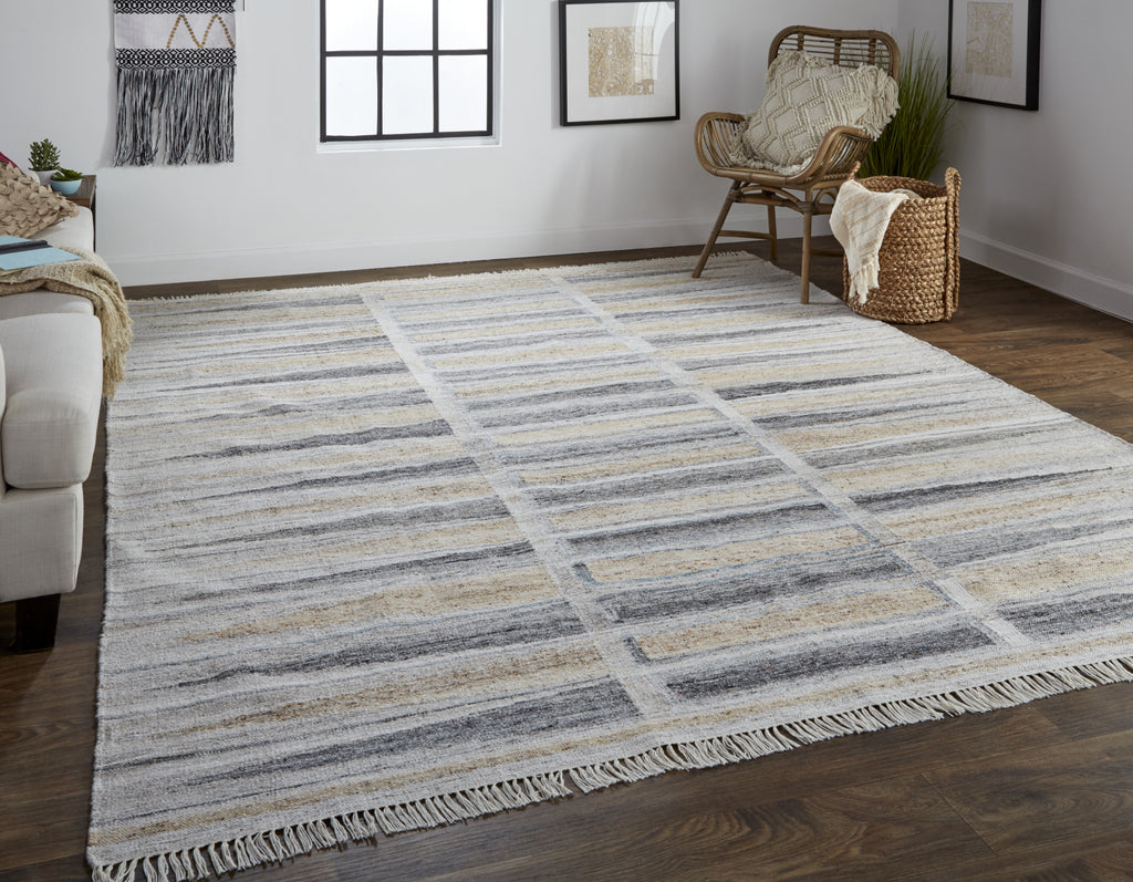 Feizy Beckett 0817F Tan Area Rug Lifestyle Image Feature