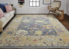 Feizy Karina 6791F Blue/Beige Area Rug Lifestyle Image Feature