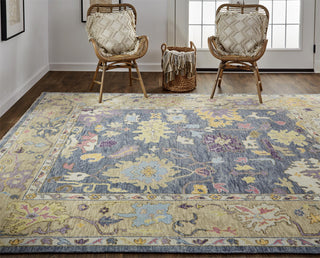 Feizy Karina 6791F Blue/Beige Area Rug Room Scene Image