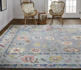 Feizy Karina 6792F Gray/Blue Area Rug Room Scene Image