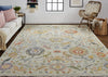 Feizy Karina 6793F Gray/Yellow Area Rug Lifestyle Image Feature