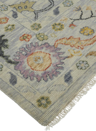 Feizy Karina 6793F Gray/Yellow Area Rug Corner Image