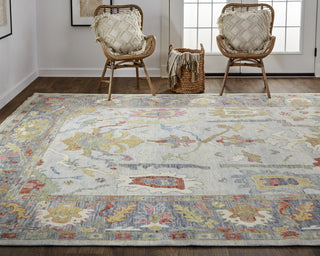 Feizy Karina 6794F Blue/Gray Area Rug Lifestyle Room Scene Image