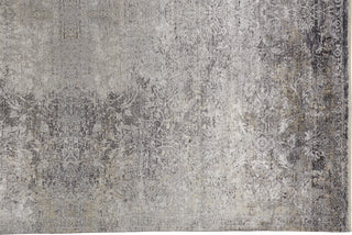 Feizy Sarrant 3964F Gray Area Rug Corner Image