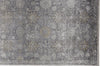 Feizy Sarrant 3965F Gray Area Rug Corner Image 