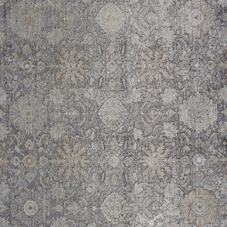 Feizy Sarrant 3965F Gray Area Rug Close Up 