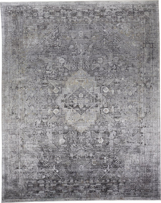 Feizy Sarrant 3966F Gray/Silver Area Rug main image