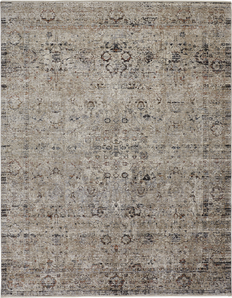 Feizy Caprio 3958F Ivory/Gray Area Rug main image