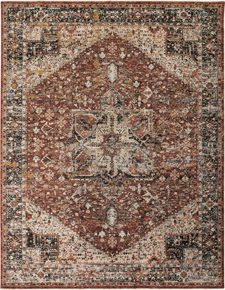 Feizy Caprio 3960F Rust/Tan Area Rug main image