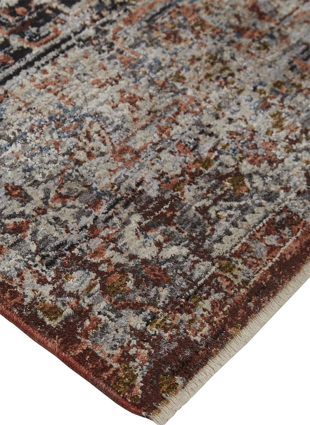 Feizy Caprio 3960F Rust/Tan Area Rug – Incredible Rugs and Decor