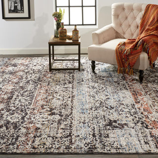 Feizy Caprio 3962F Blue/Gray Area Rug Lifestyle Image