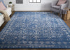 Feizy Bella 8014F Blue/Silver Area Rug Lifestyle Image Feature
