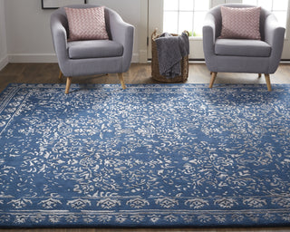 Feizy Bella 8014F Blue/Silver Area Rug Lifestyle Image