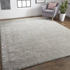 Feizy Bella 8014F Gray/Silver Area Rug Lifestyle Image