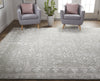 Feizy Bella 8014F Gray/Silver Area Rug Lifestyle Image
