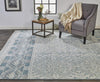 Feizy Payton 6495F Blue/Ivory Area Rug Lifestyle Image Feature