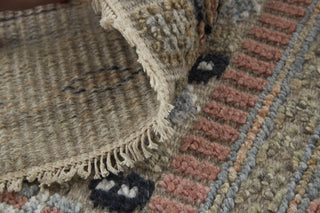 Feizy Payton 6498F Tan/Blue Area Rug Detail Image