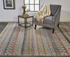 Feizy Payton 6498F Tan/Blue Area Rug Lifestyle Image Feature