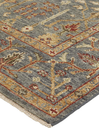 Feizy Carrington 6499F Gray/Gold Area Rug Lifestyle Image