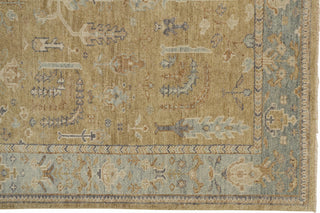 Feizy Carrington 6501F Gold/Gray Area Rug Corner Image