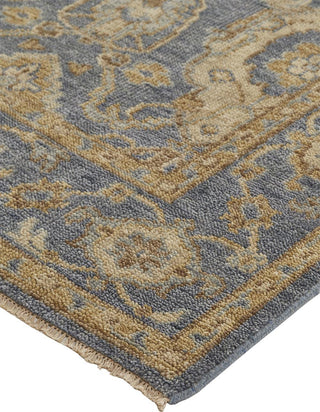 Feizy Carrington 6502F Blue/Gold Area Rug Lifestyle Image