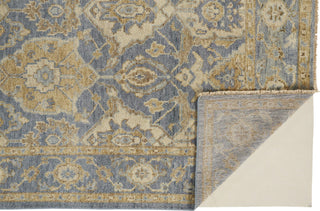 Feizy Carrington 6502F Blue/Gold Area Rug Lifestyle Image