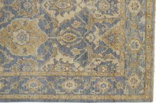 Feizy Carrington 6502F Blue/Gold Area Rug Lifestyle Image