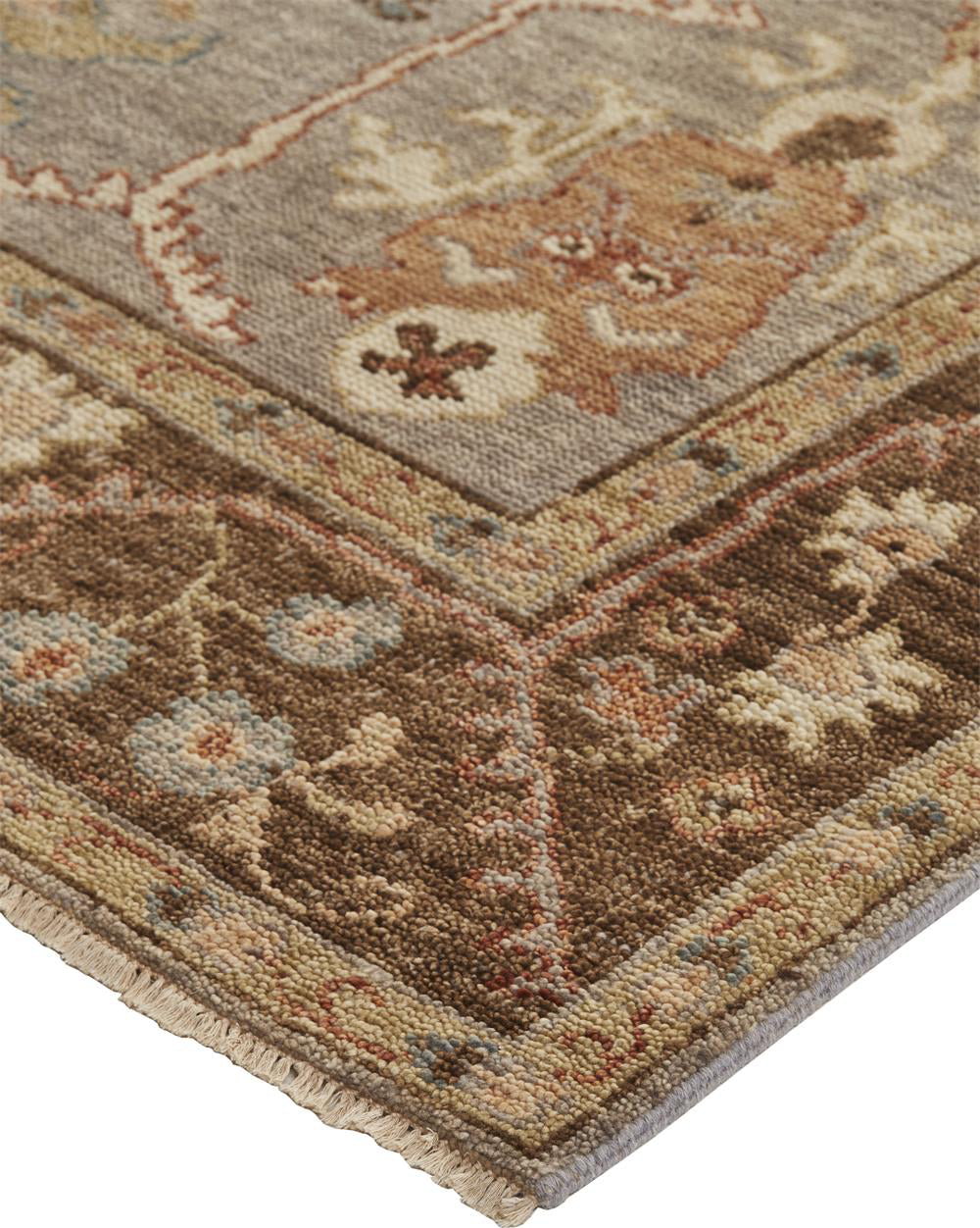 Feizy Carrington 6506F Gray/Brown Area Rug Incredible Rugs and Decor
