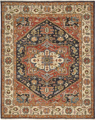 Feizy Carrington 6803F Rust/Charcoal Area Rug main image