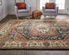 Feizy Carrington 6803F Rust/Charcoal Area Rug Lifestyle Image