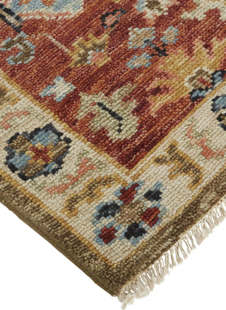 Feizy Carrington 6805F Beige/Rust Area Rug Lifestyle Image