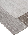 Feizy Legacy 6575F Gray Area Rug Corner Image