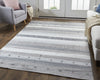 Feizy Legacy 6576F Gray Area Rug Lifestyle Image Feature