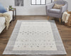 Feizy Legacy 6577F Beige/Gray Area Rug Lifestyle Image Feature