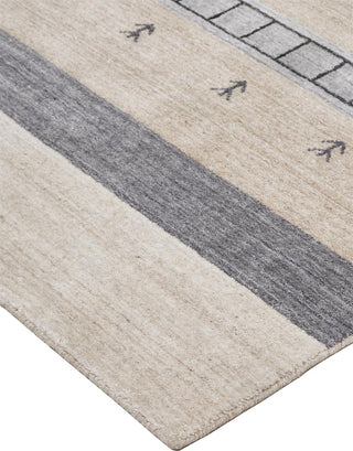 Feizy Legacy 6578F Beige/Gray Area Rug Corner Image