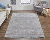 Feizy Legacy 6579F Gray/Ivory Area Rug Lifestyle Image Feature