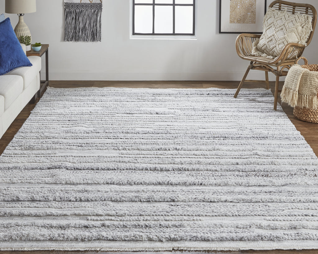 Feizy Alden 8637F Gray Area Rug by Thom Filicia Lifestyle Image Feature