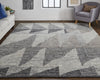 Feizy Alford 6910F Gray Area Rug Lifestyle Image Feature
