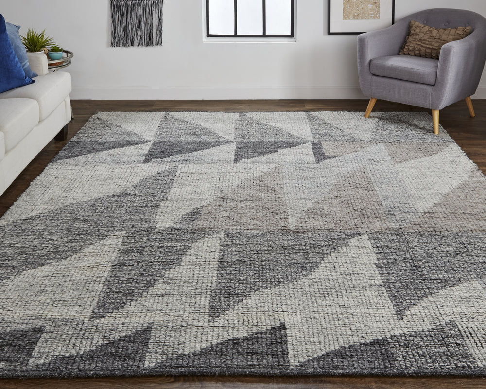 Feizy Alford 6910F Gray Area Rug Lifestyle Image Feature