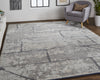 Feizy Alford 6925F Gray/Charcoal Area Rug Lifestyle Image