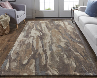 Feizy Amira 8632F Brown Area Rug Lifestyle Image