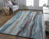 Feizy Amira 8634F Teal Multi Area Rug Lifestyle Image Feature