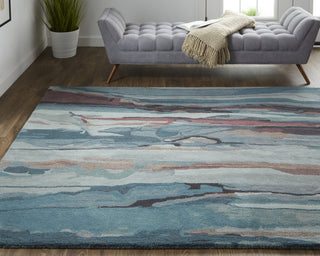 Feizy Amira 8634F Teal Multi Area Rug Lifestyle Image