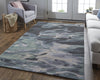 Feizy Amira 8635F Green/Blue Area Rug Lifestyle Image Feature