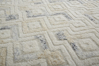 Feizy Anica 8004F Ivory/Blue Area Rug Corner Image