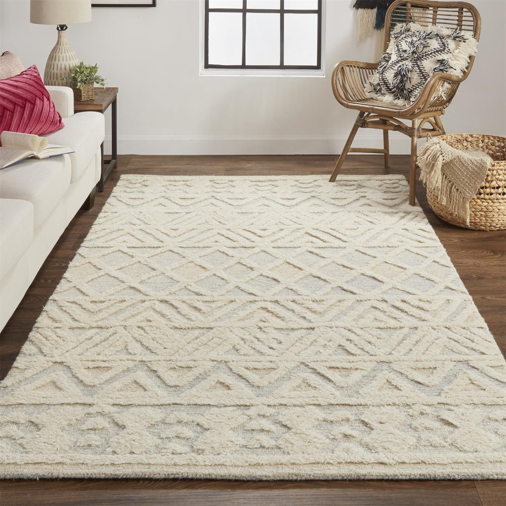 Feizy Anica 8005F Blue Area Rug Lifestyle Image Feature