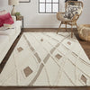 Feizy Anica 8008F Ivory/Beige Area Rug Lifestyle Image Feature