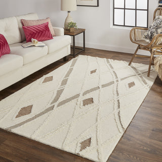 Feizy Anica 8008F Ivory/Beige Area Rug Lifestyle Image